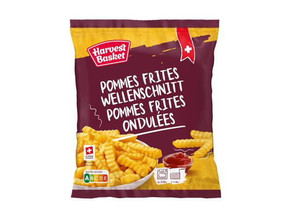 Pommes frites suisses, coupe ondulée