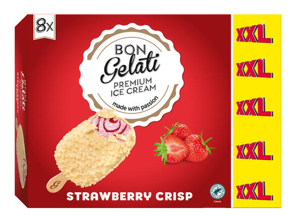 Stieleis Erdbeer Crisp