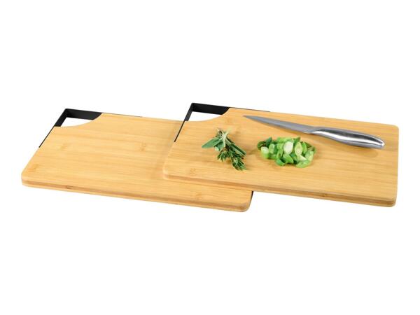 Grillmeister Bamboo Chopping Boards - 2 Pack