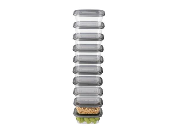 Silvercrest 0.6L Food Storage Containers - 10 Pack