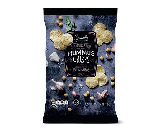 Specially Selected 
 Sweet Chili or Feta, Garlic & Herb Hummus Crisps