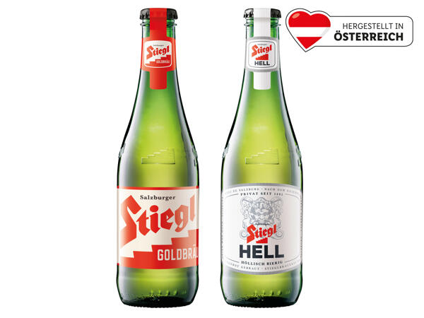 Stiegl Hell oder Goldbräu
