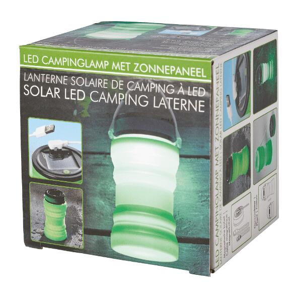 Lampe LED de camping à énergie solaire