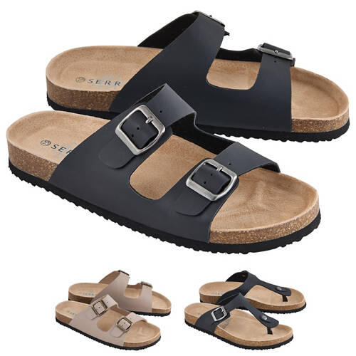 Women's Leather Double Strap Sandals