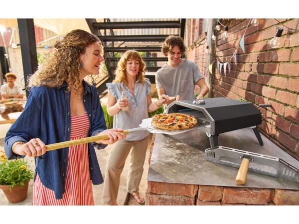 Gas pizza oven