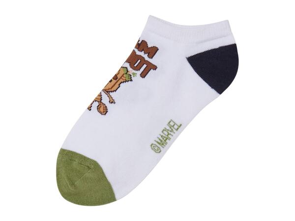 Disney Kids' Groot Trainer Socks - 3 Pairs