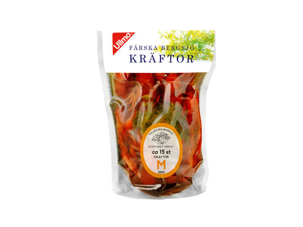 Färska turkiska kräftor