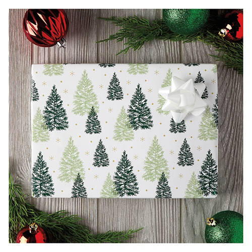 Holiday Gift Wrap - Trees