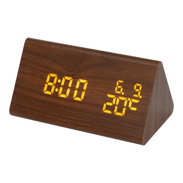KRONTALER(R) 				Digitalwecker aus Holz