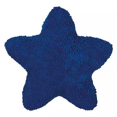 18" x 18" Americana Star Shaped Pillow - Blue Navy