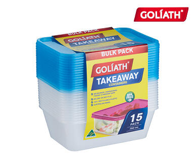 Takeaway Containers 15pk