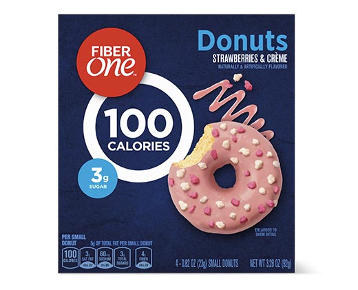 General Mills Fiber One Donuts Strawberry or Chocolate