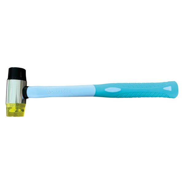 WORKZONE Double Head Mallet, Blue