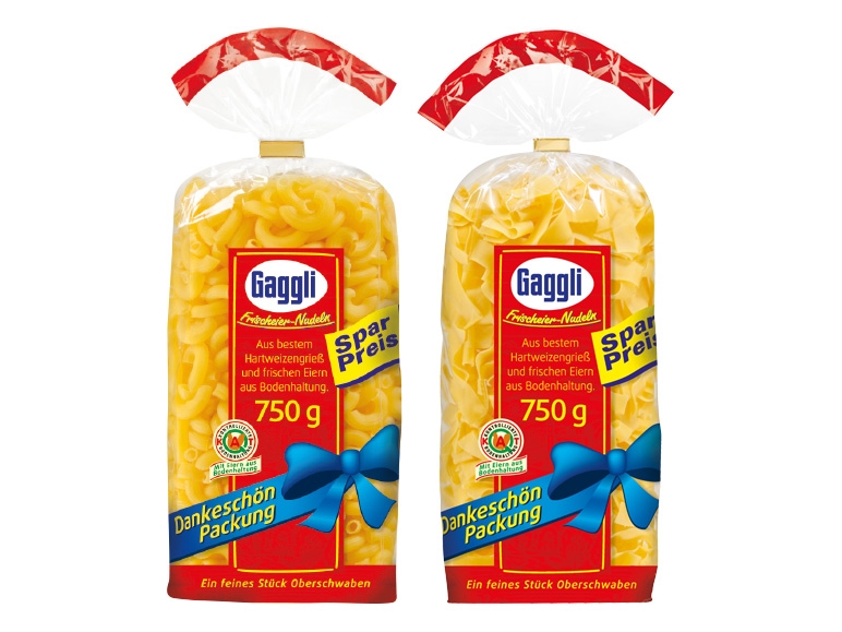 GAGGLI Frischei-Nudeln