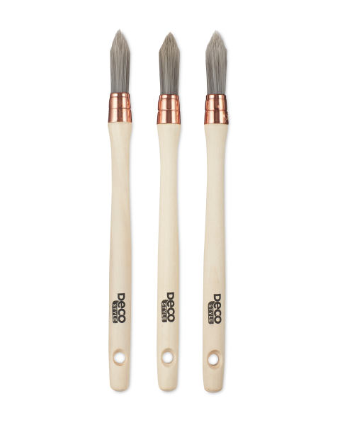 Deco Style Small Round Sash Brushes