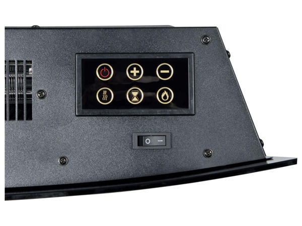 Curved Electric Built-In Fire