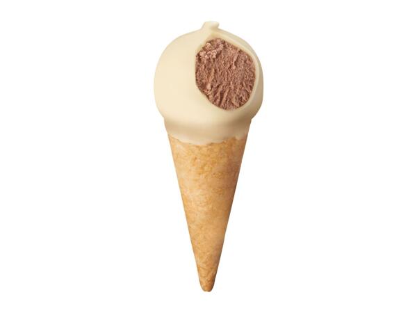 Vanilla & Chocolate Flavoured Mini Ice Cream Cones