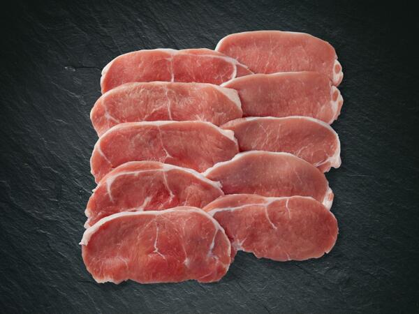 Escalopes de filet de porc extra fines