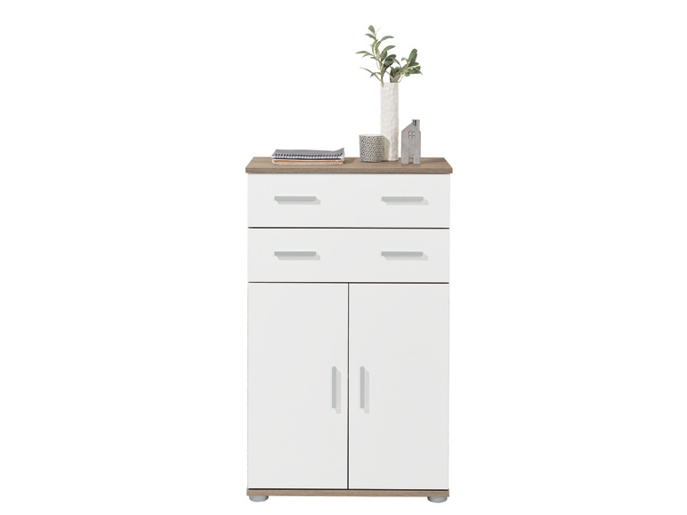 Chest of Drawers, 2 drawers and 2 doors