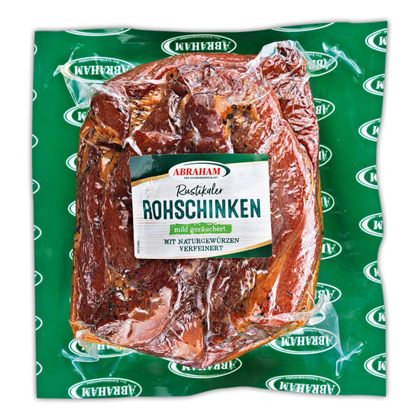 Rustikaler Rohschinken