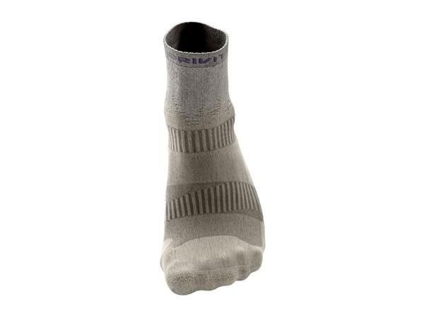 CRIVIT Adults' Beige & Purple Outdoor Socks - 2 Pairs