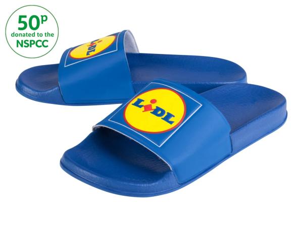 Men's Blue Lidl Sliders