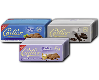 Plaques de chocolat CAILLER(R)