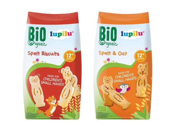 Biscuits bio de différentes formes