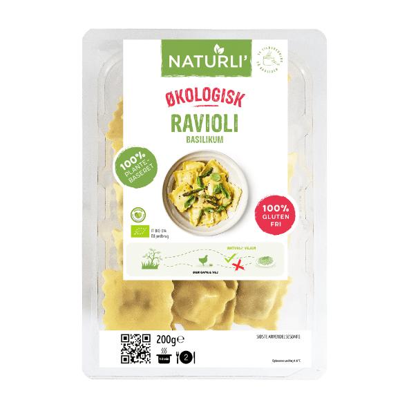Økologisk glutenfri ravioli