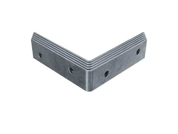 Corner braces, mending plates or flat angle brackets