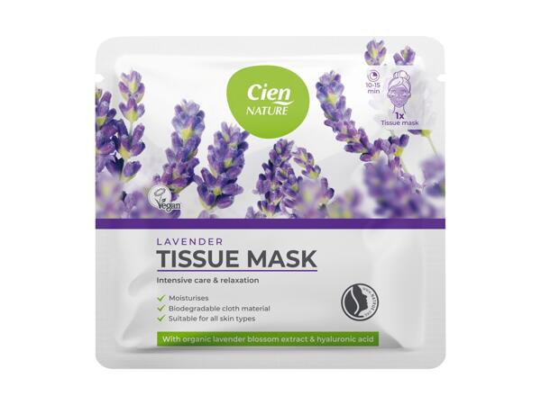 Masque en tissu à la lavande