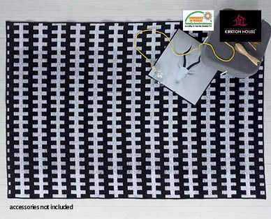 Statement Woven Area Rug 1.60m x 2.30m
