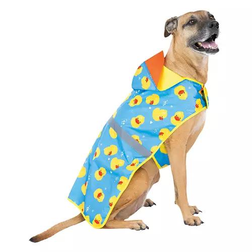 Reversible Pet Rain Jacket - Duck, XL