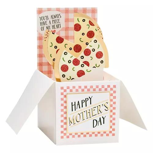 Pop Up Mother's Day Greeting Card - Pizza
