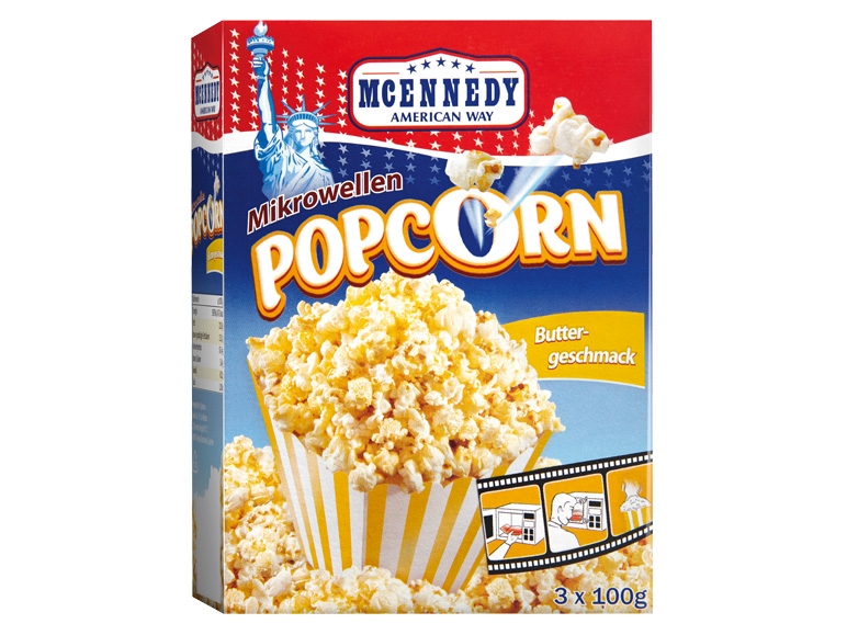 MCENNEDY Mikrowellen-Popcorn