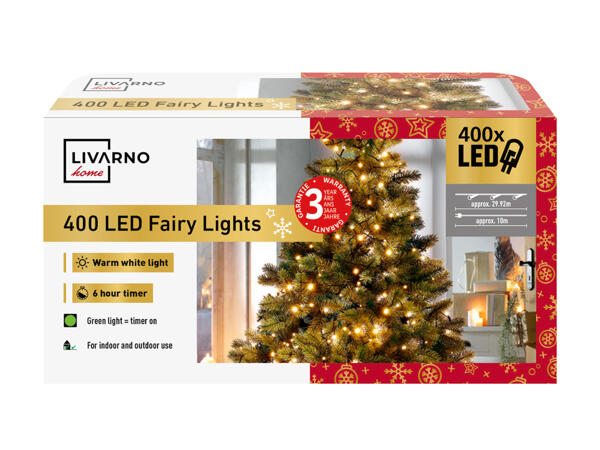 LIVARNO HOME(R) LED-lyskæde med 400 LED'er