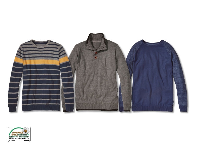 Pull à mailles fines