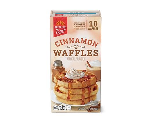 Breakfast Best 
 Waffles Pumpkin Spice or Cinnamon
