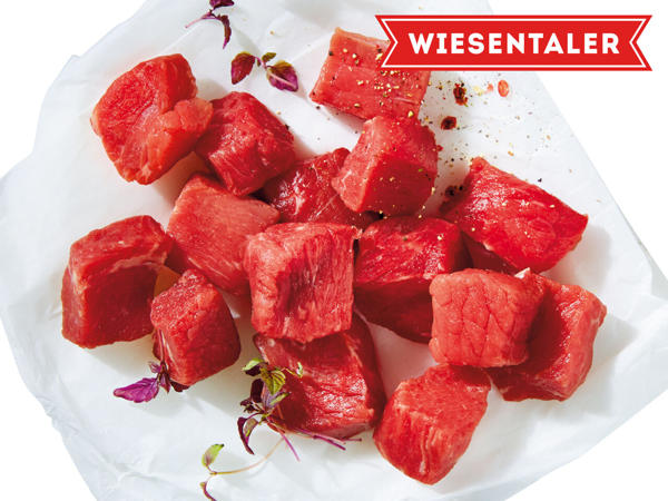 WIESENTALER Frisches österreichisches Rindsgulaschfleisch