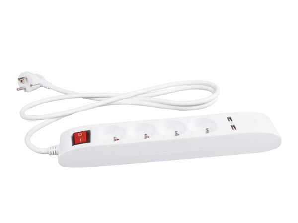 ZÁSUVKOVÁ LIŠTA S USB