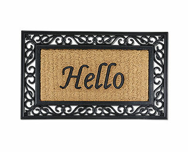 Huntington Home Rubber Gate Coir Mat