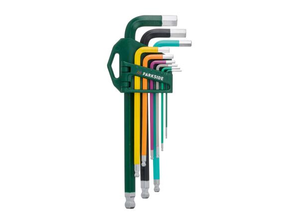 Parkside Hex Key Set - 9 Piece Set