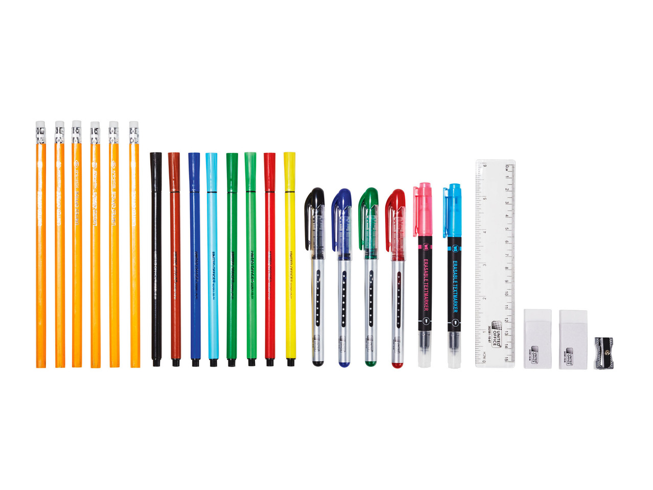 School Stationery Set, 24 pieces