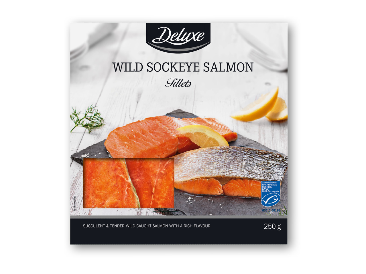 DELUXE Sockeyelaksefilet