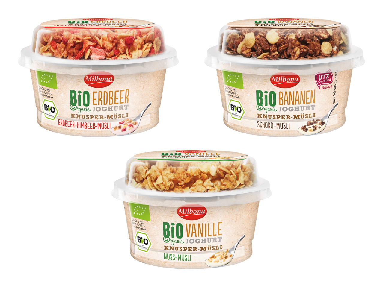 Bio Joghurt mit Knusperflakes