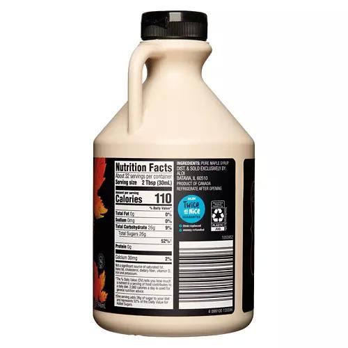 100% Pure Maple Syrup Jug, 32 fl oz