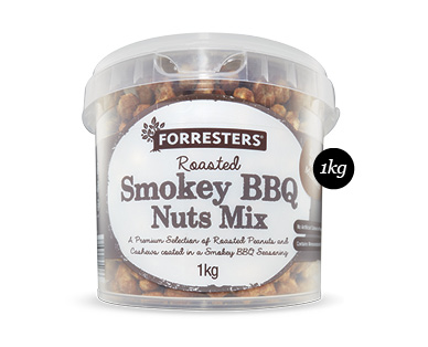 ROASTED SMOKEY BBQ NUTS MIX 1KG