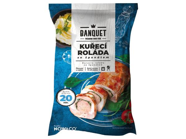 KUŘECÍ ROLÁDA SE ŠPENÁTEM