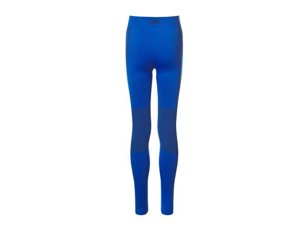 CRIVIT Older Kids' Blue Seamless Base Layer Set - 2 Piece Set
