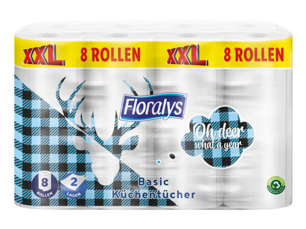 Küchenrolle XXL 8x 64 Blatt